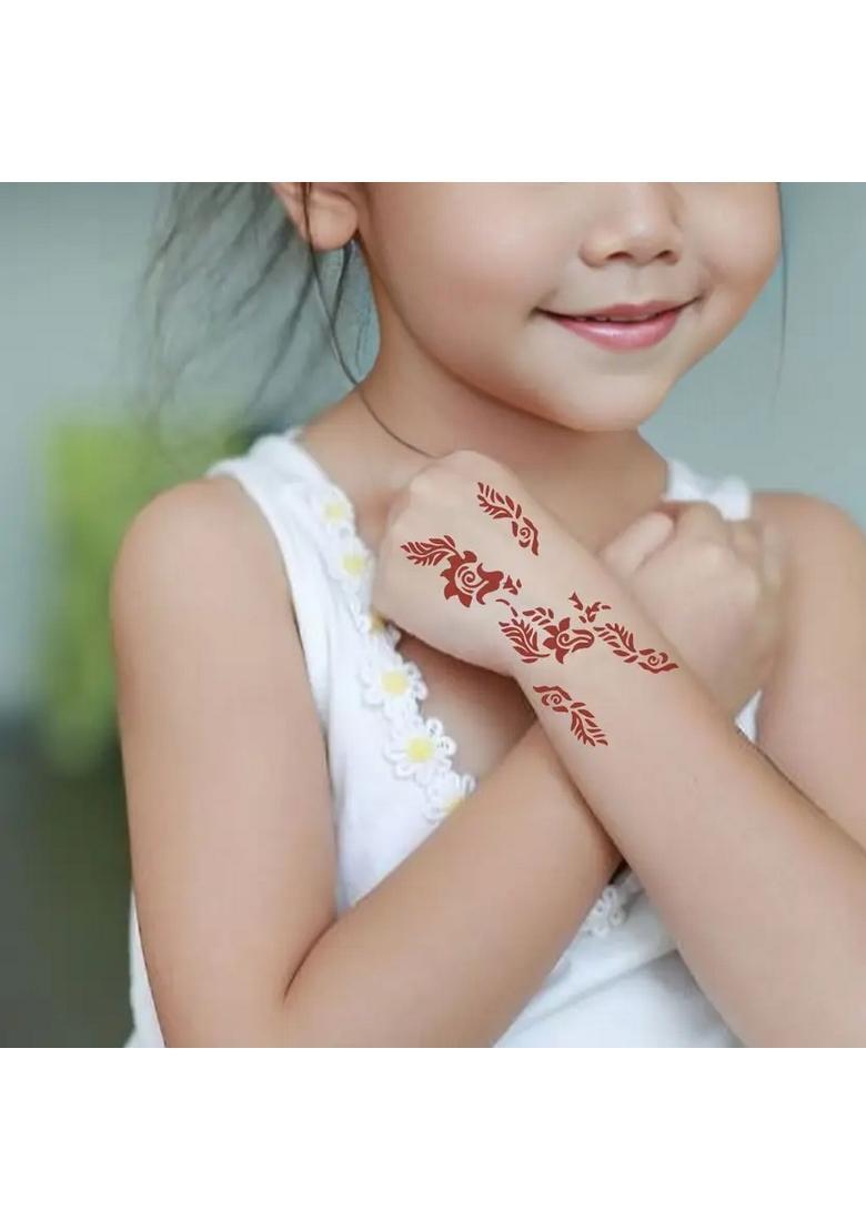 Creative Expression Mehndi Sticker Designed To Inspire Kids Artistic Side - Indya