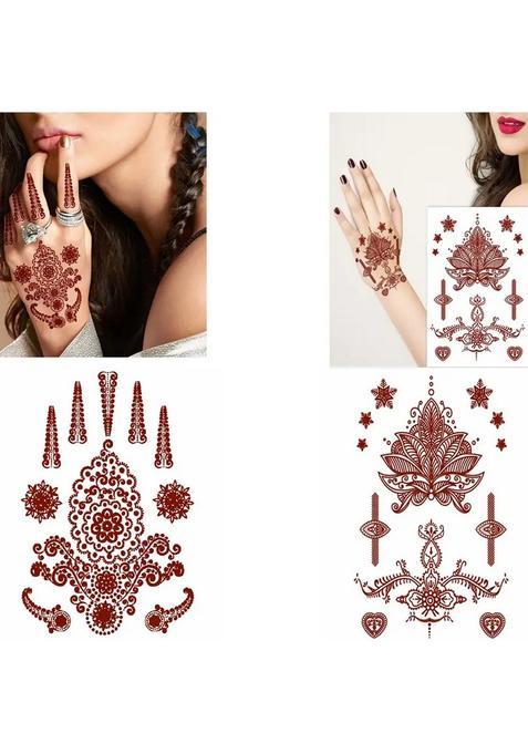 Jewellery Henna Mandala Mehndi Tattoo Design Waterproof Temporary Body Tattoo