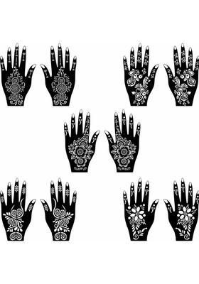 All Season Mehndi Stencil Sticker Combo For Function, Special Day & Celebration