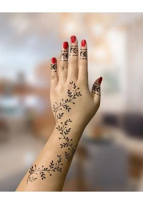 Premium Collection Diy Kit Of Henna Tattoo Stencil Set For Women, Girls,Hand