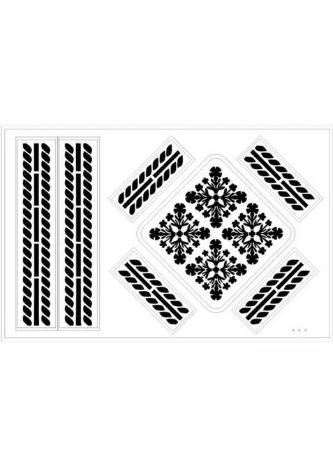 Premium Collection Diy Kit Of Henna Tattoo Stencil Set For Women, Girls,Hand