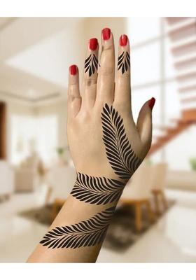 Premium Collection Diy Kit Of Henna Tattoo Stencil Set For Women, Girls,Hand