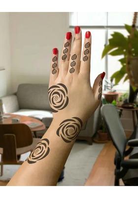 Premium Collection Diy Kit Of Henna Tattoo Stencil Set For Women, Girls,Hand
