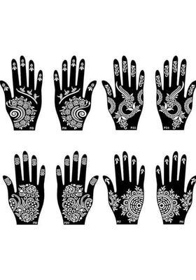 Henna Tattoo Stencil Set For Girls Women Kids Hand Face Finger Body