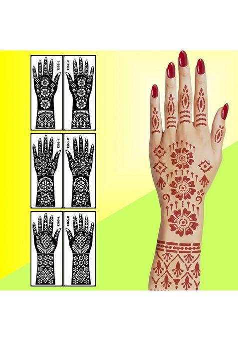Henna Stencil Combo For Beautiful Finish