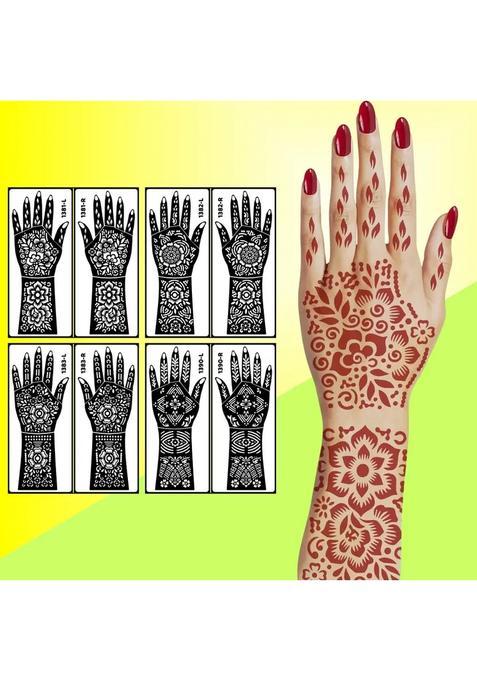 Mini Flower Mehndi Stencil Set For All Occasion