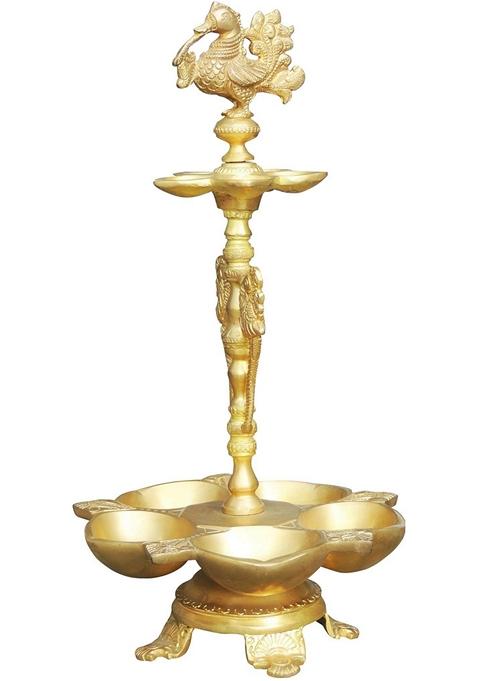 Brass Showpiece Hen Murga Deepak