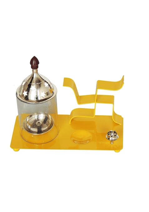 Ironrass Swastic Chimney Deepak In Yellow Color 
