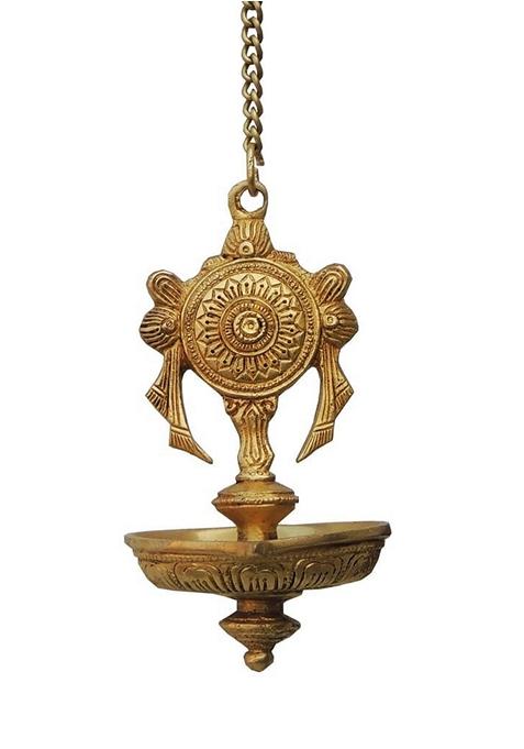 Brass Wall Hanging Shank Antique Deepak  