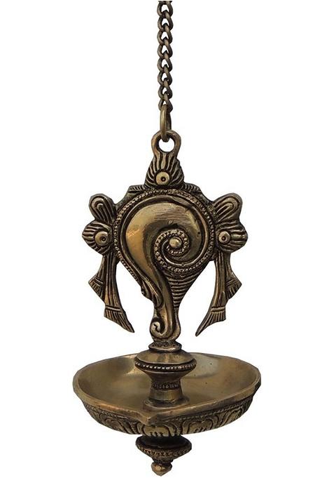 Brass Wall Hanging Shank Antique Deepak 