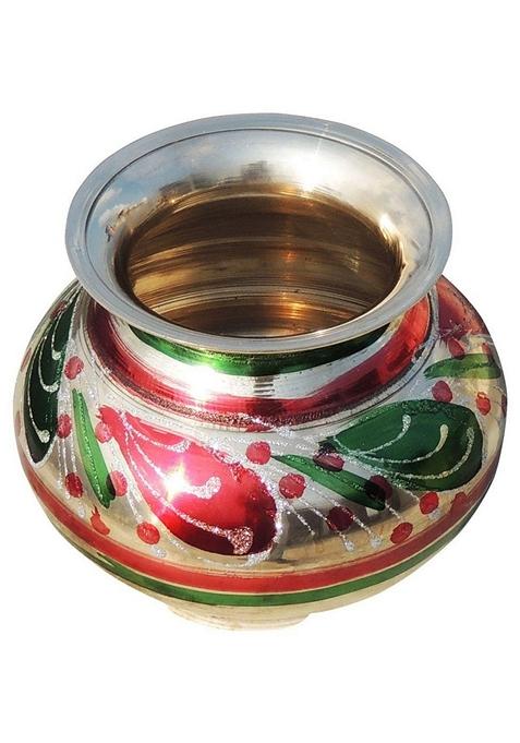 Buy Women Brass Matki Colour - HPI00660 - Ritual & Puja Items - Indya