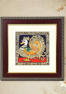 Graceful Annam 24K Gold Tanjore Painting
