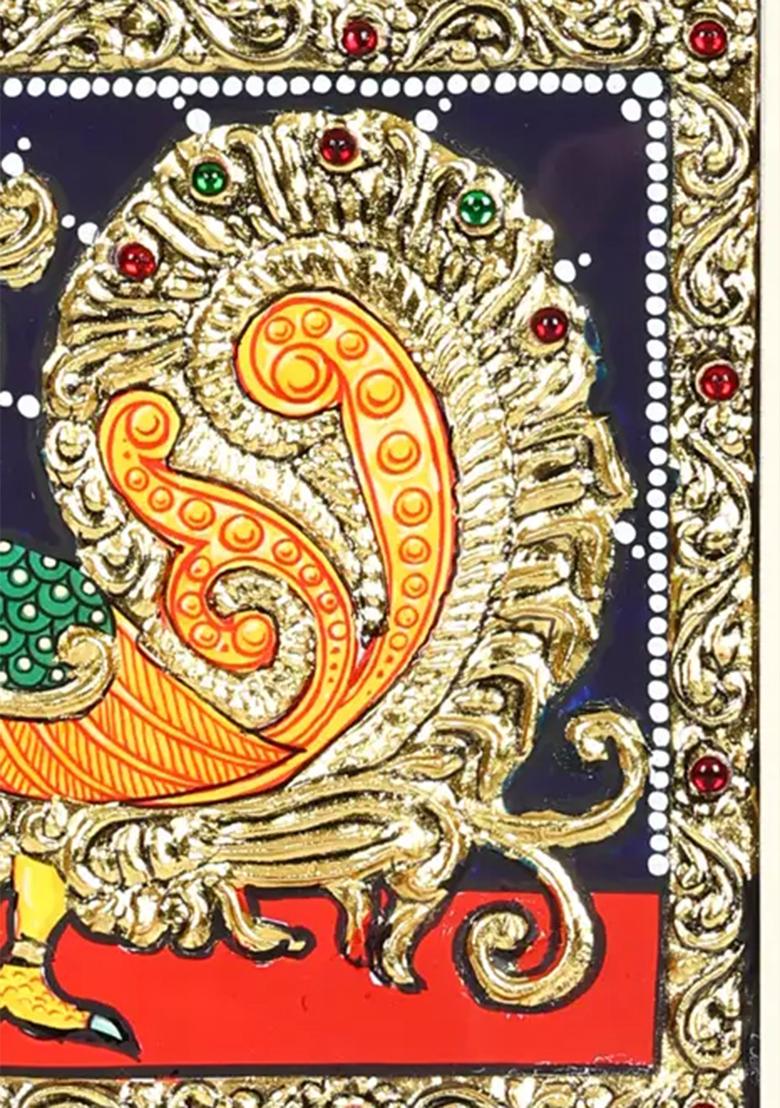 Graceful Annam 24K Gold Tanjore Painting