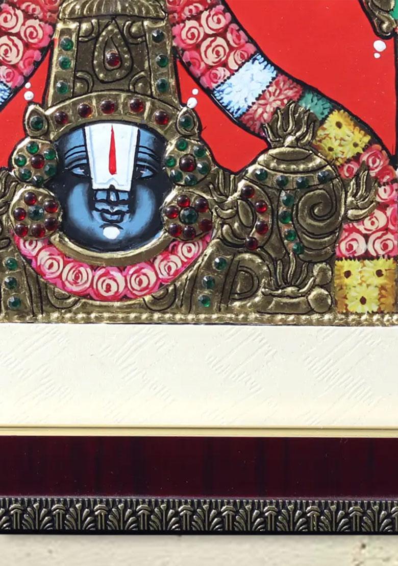 Tirupati Balaji Venkateshvara Tanjore Painting