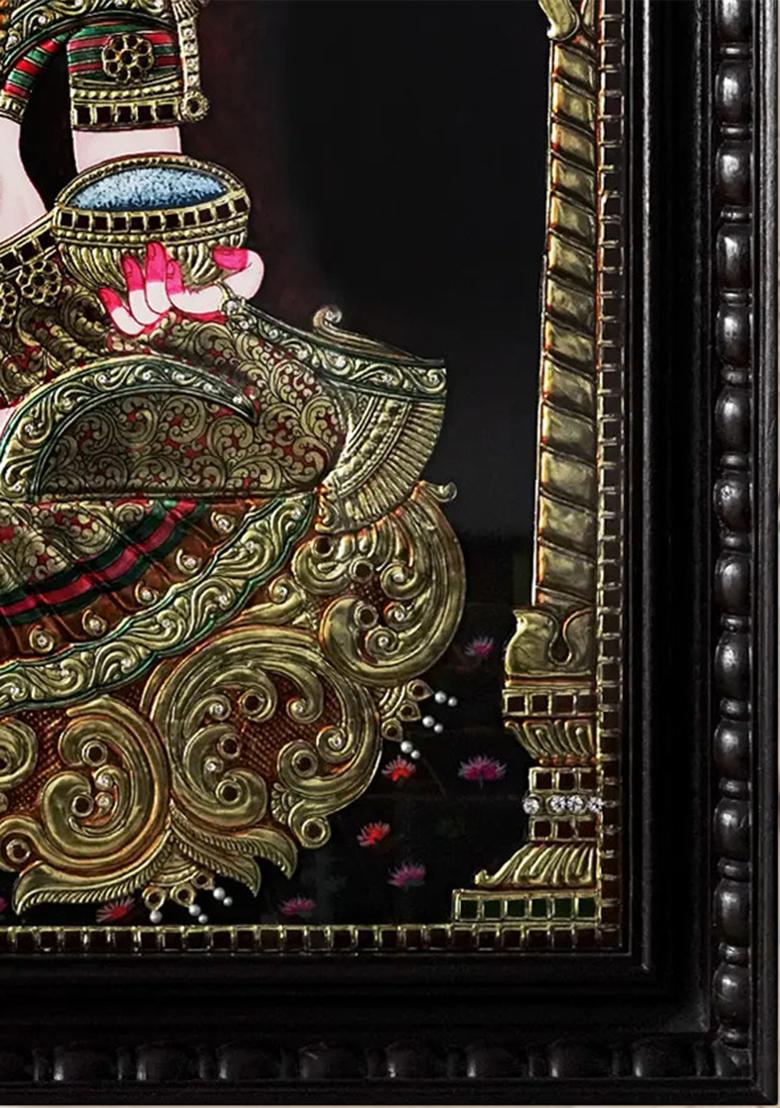 Goddess Annapurna Tanjore Painting Divine Abundance