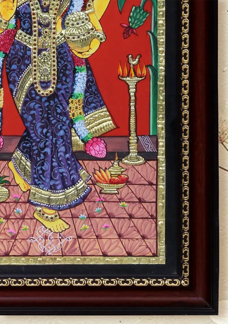 Vastu Lakshmi Tanjore Painting For Prosperity