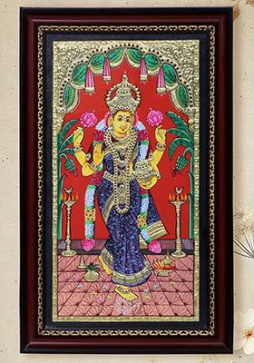 Vastu Lakshmi Tanjore Painting Thanjavur