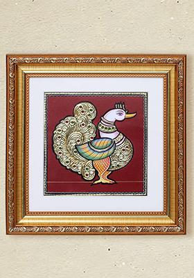 Annam Or Anna Pakshi Tanjore Painting Thanjavur