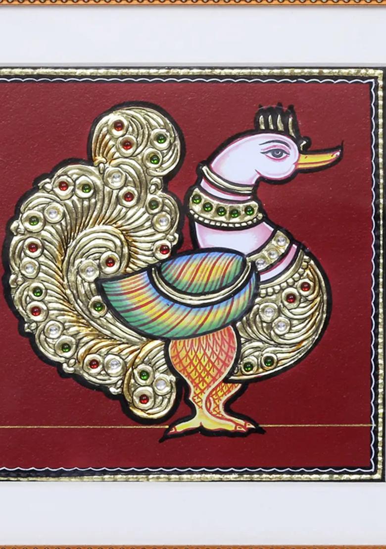 Annam Or Anna Pakshi Tanjore Painting Thanjavur