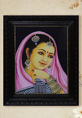 Divine Lady Tanjore Painting Thanjavur