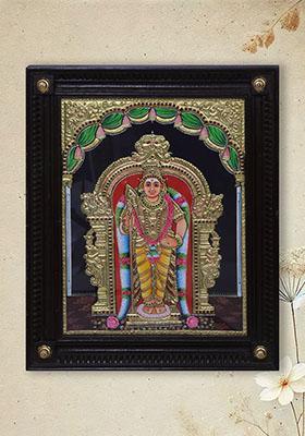 Lord Murugan Tanjore Painting
