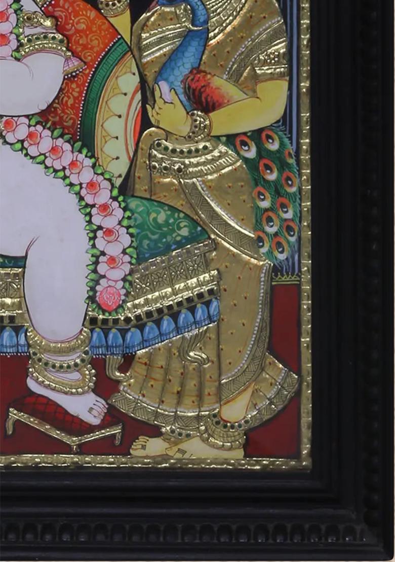 Lord Bala Krishna Tanjore Painting