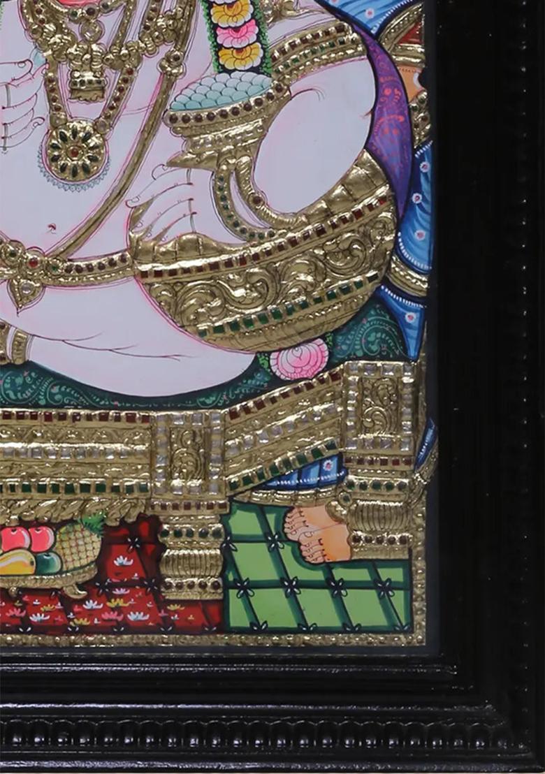 Lord Butter Krishna Tanjore Painting