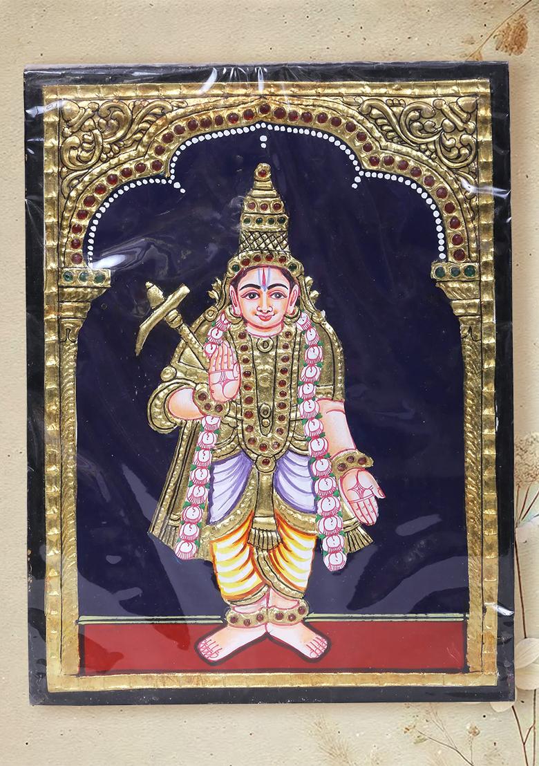 Standing Lord Balram Tanjore Painting