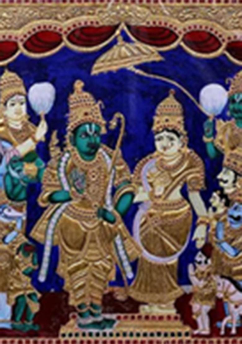 Rama Darbar Tanjore Painting