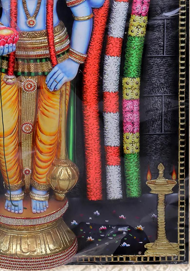 Standing Lord Guruvayurappan Tanjore Painting