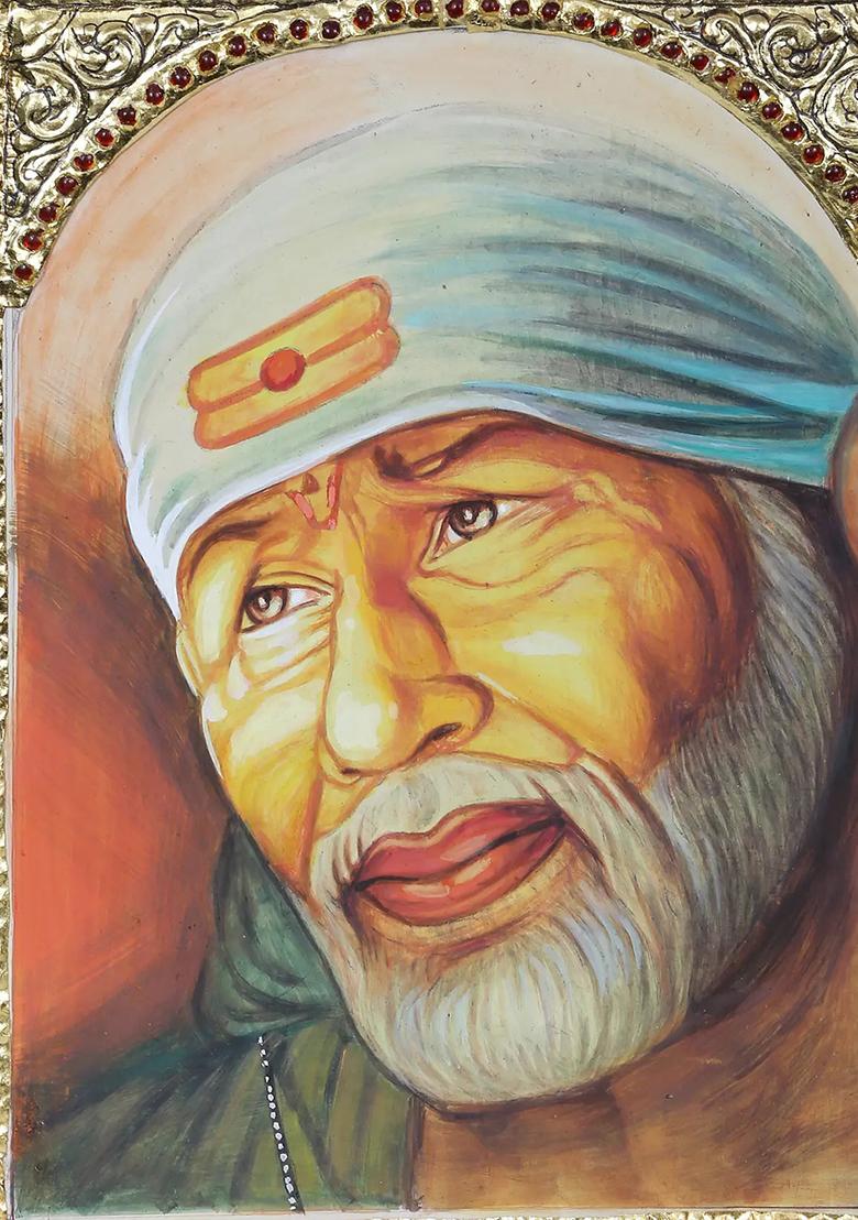 Sai Baba Tanjore Painting