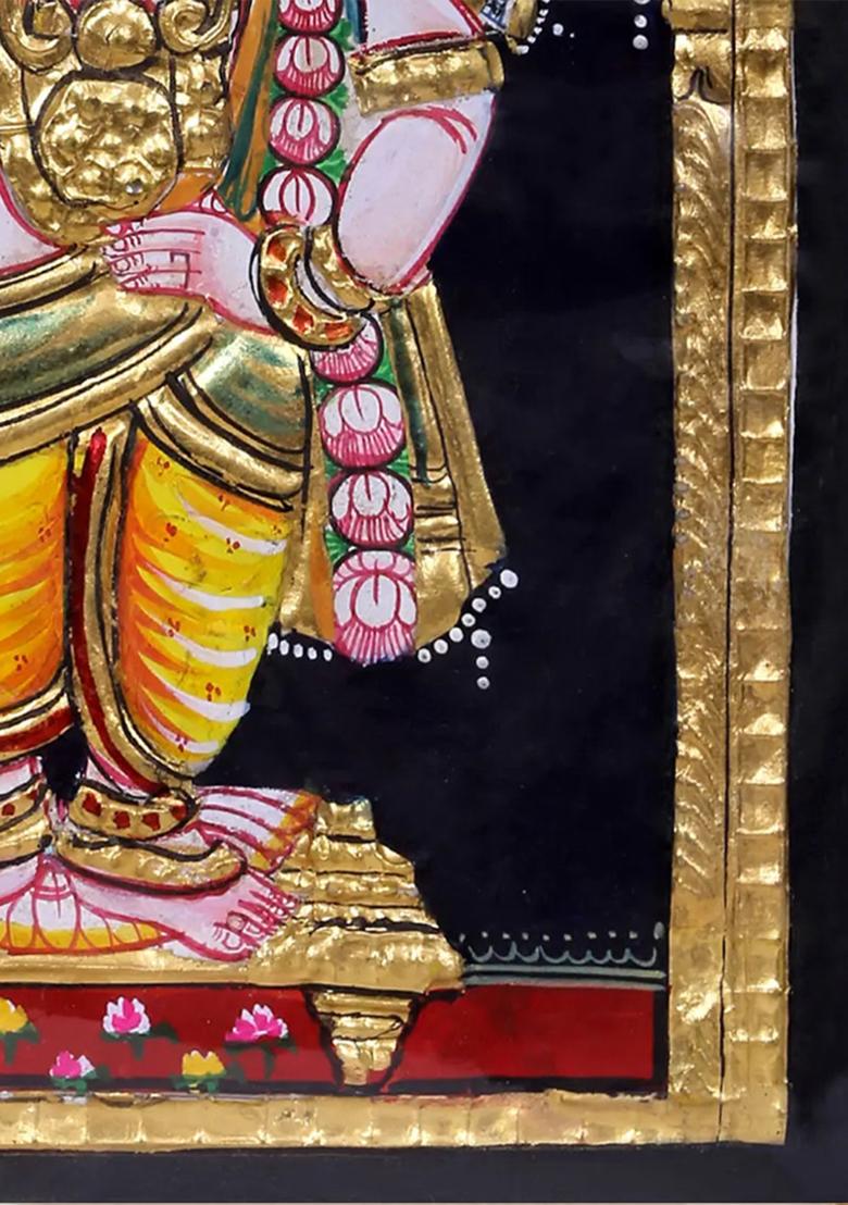 Standing Lord Krishna Tanjore Painting