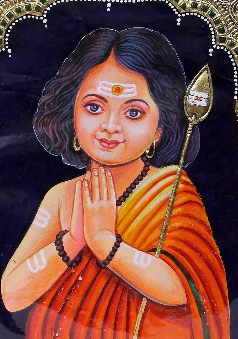 Tanjore Painting Of Lord Murugan