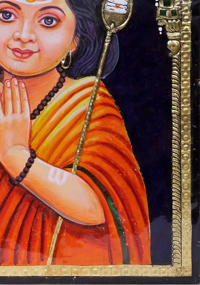 Tanjore Painting Of Lord Murugan