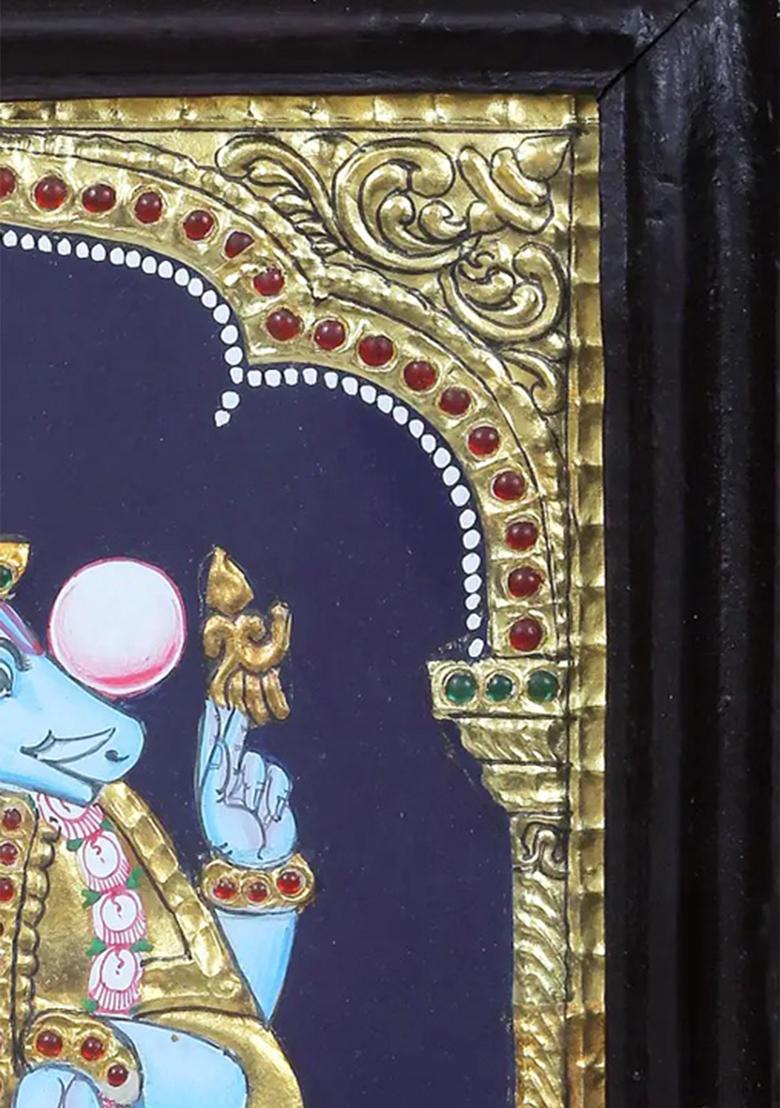 Varaha Avatar Of Lord Vishnu Tanjore Painting