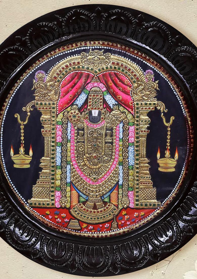 Tirupati Balaji Tanjore Painting