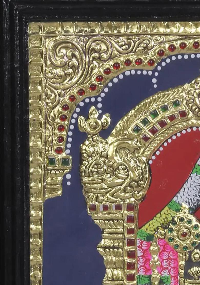 Lord Tirupati Balaji Tanjore Painting 24K Gold
