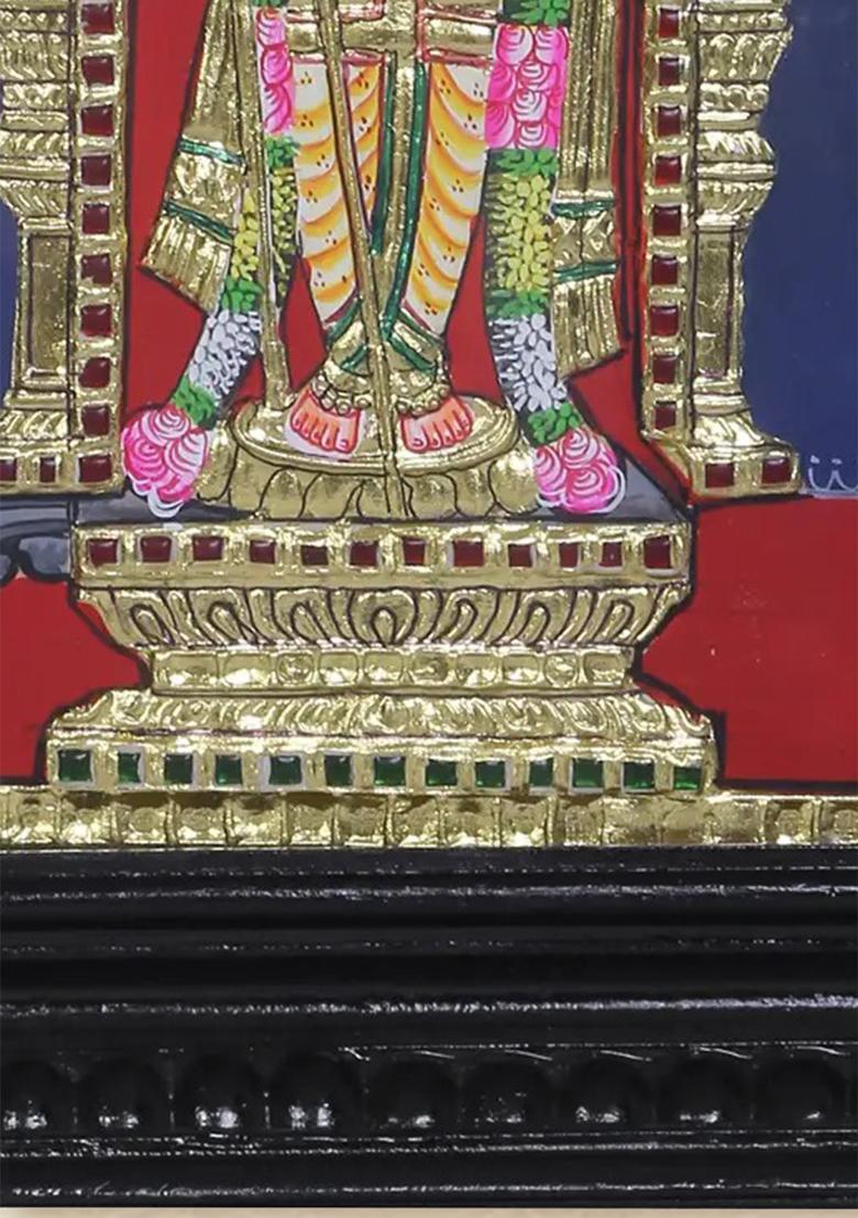 Lord Kikeya Tanjore Painting 24K Gold
