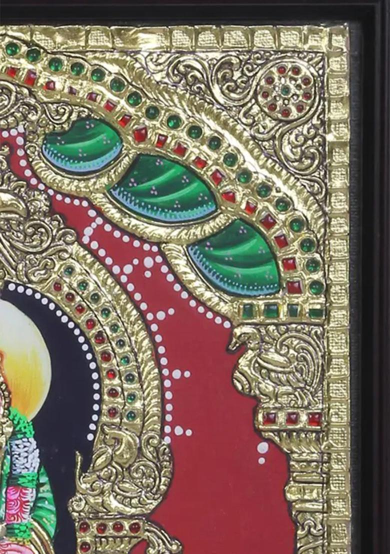 Standing Lord Kikeya Tanjore Painting 24K Gold