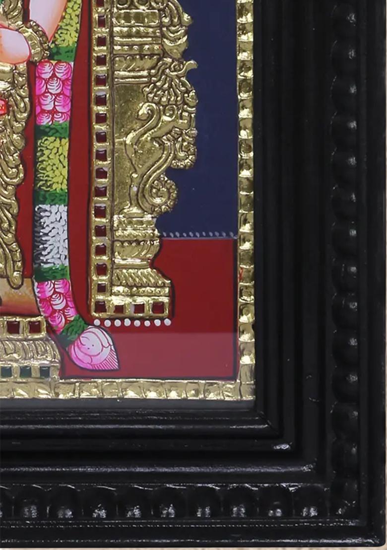 Lord Murugan Swami Tanjore Painting 24K Gold