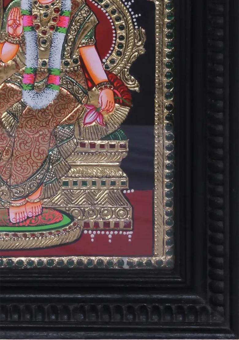 Shri Rama With Devi Sita Tanjore Painting 24K Gold