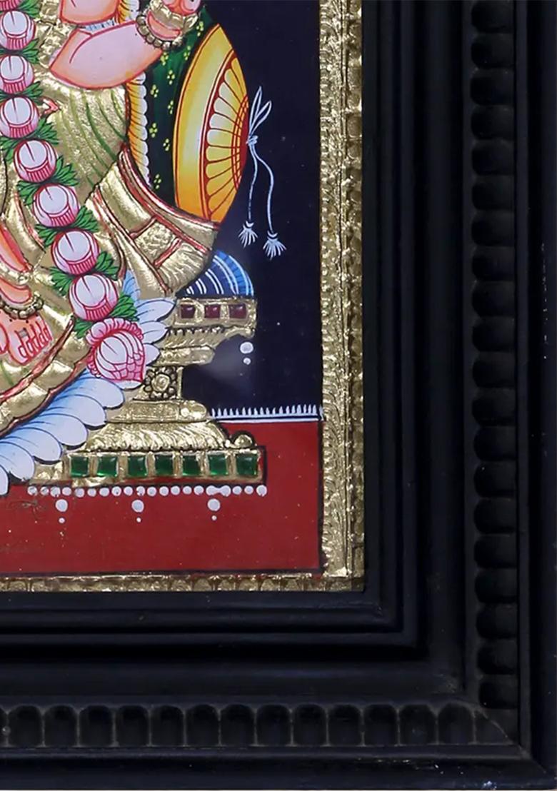 Goddess Saraswati Tanjore Painting With