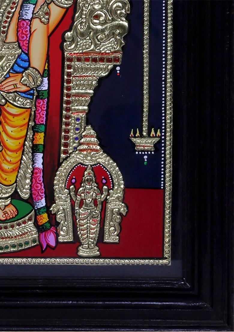 Lord Kikeya Standing Tanjore Painting