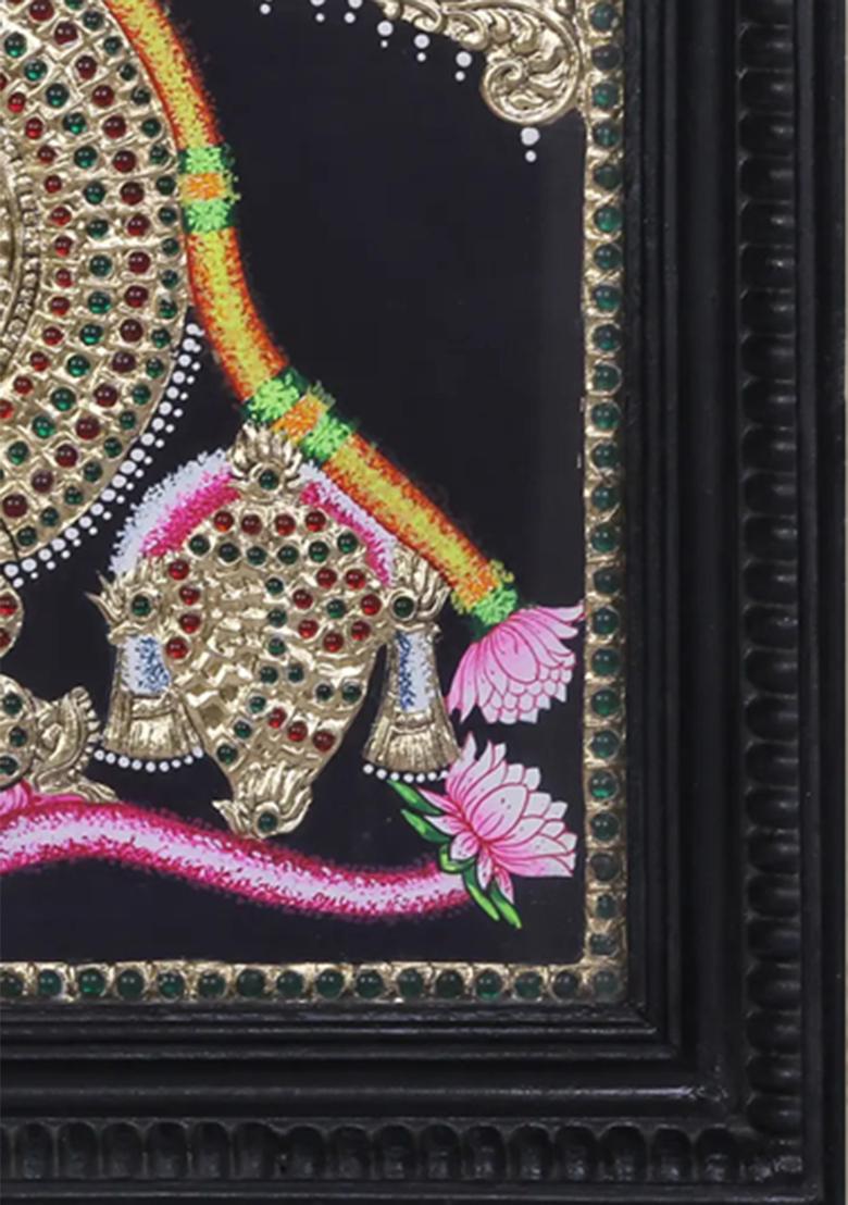 Lord Balaji Face Tanjore Painting