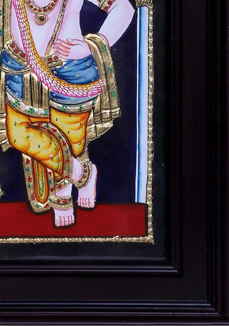 Divine Radha Krishna Tanjore Painting