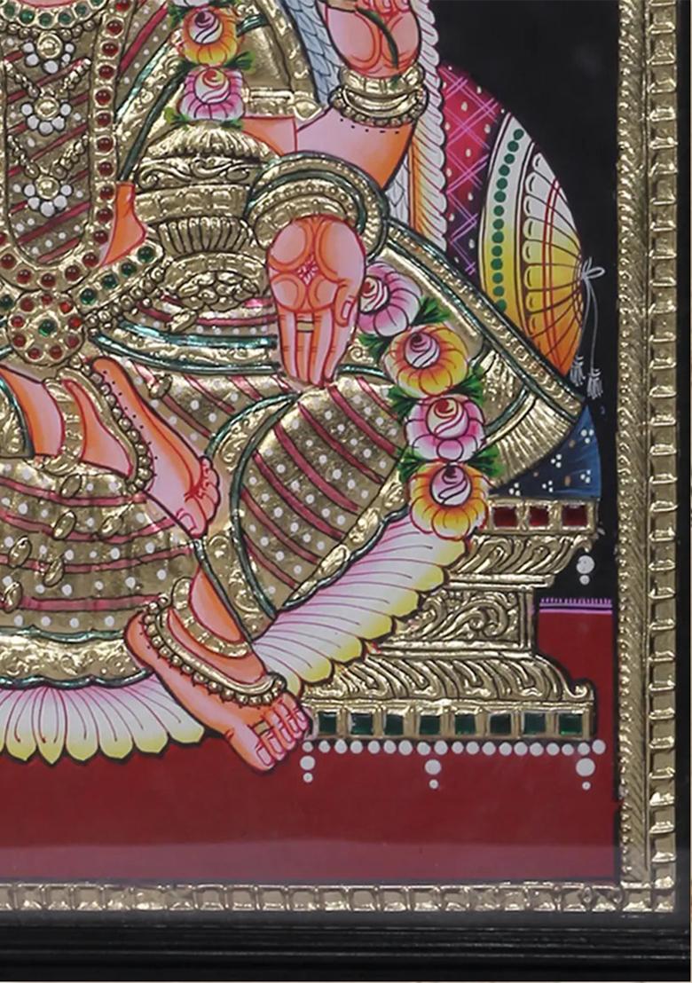 Sacred Dhan Lakshmi Tanjore Painting