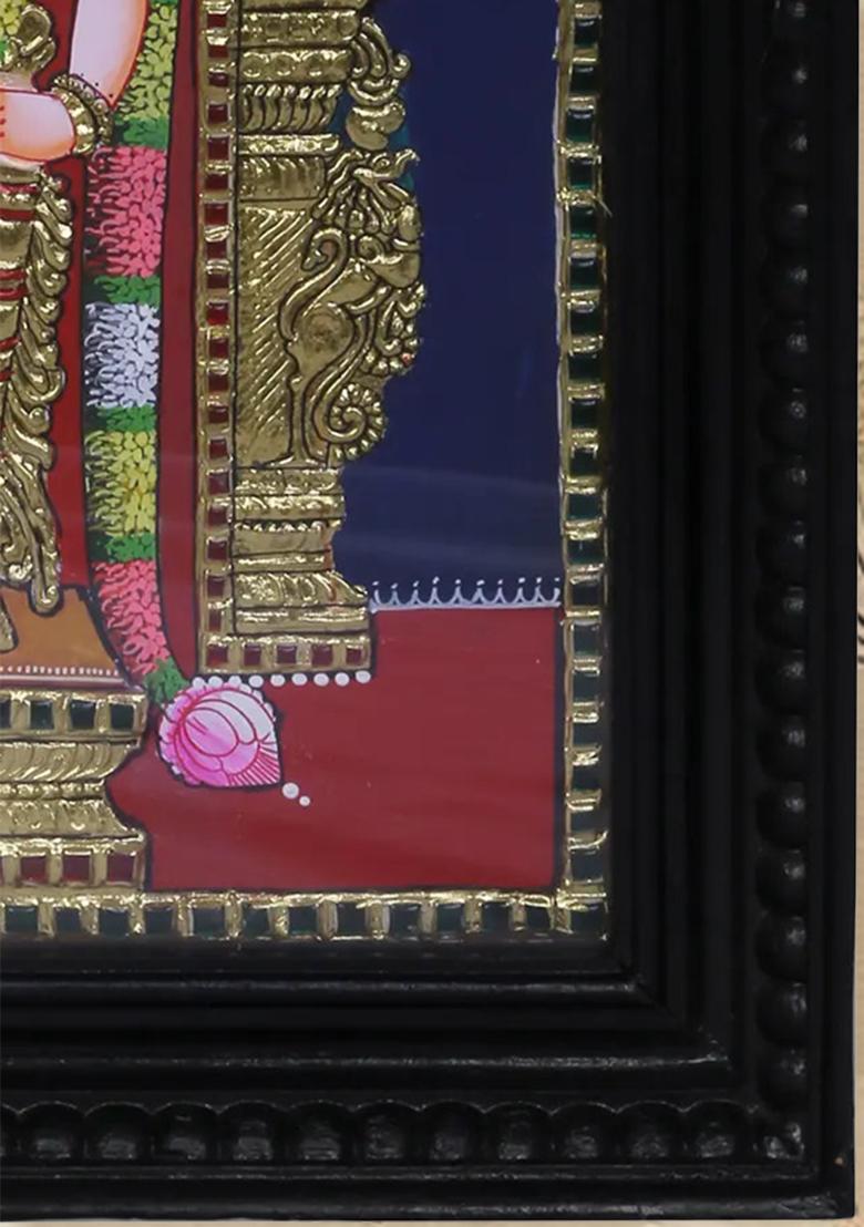 Lord Karttikeya Tanjore Painting