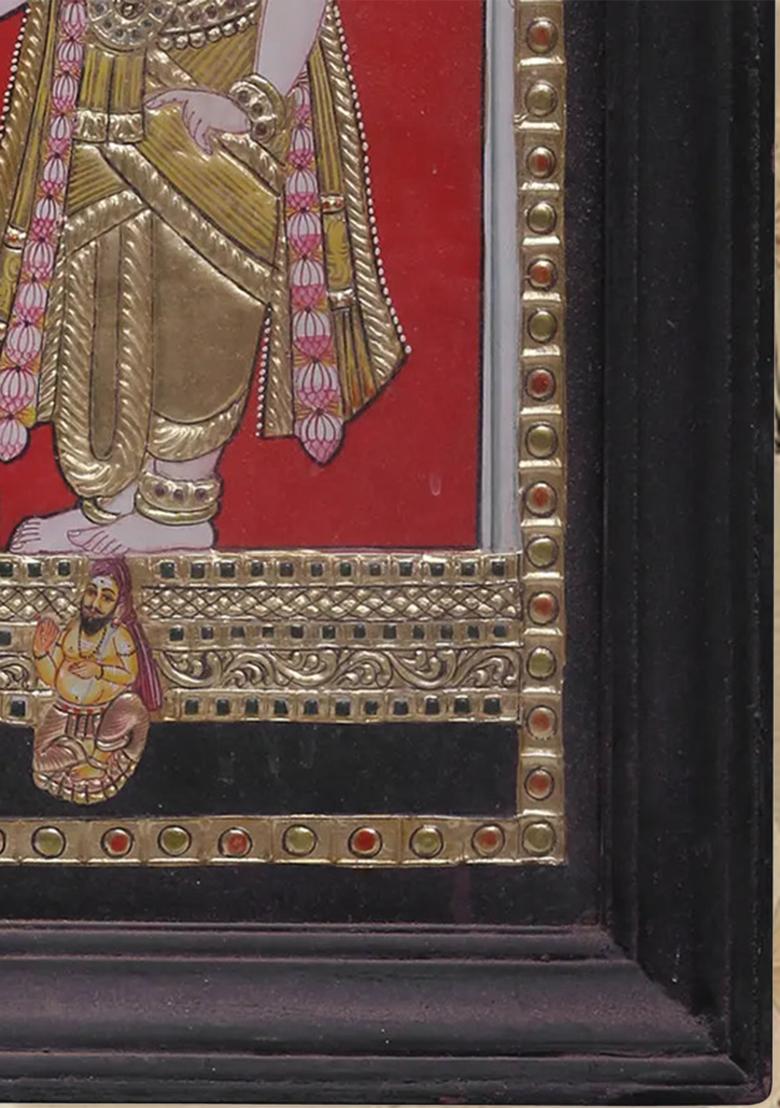Meenakshi Kalyanam Tanjore Painting