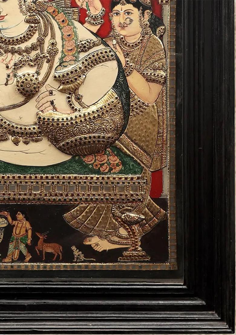 Navaneeta Krishna Tanjore Painting