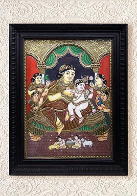 Bal Krishna With Maa Yashoda